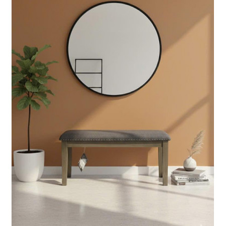 D617 - 00 : Ghế Băng , Ghế Bench - Màu Xám Khói